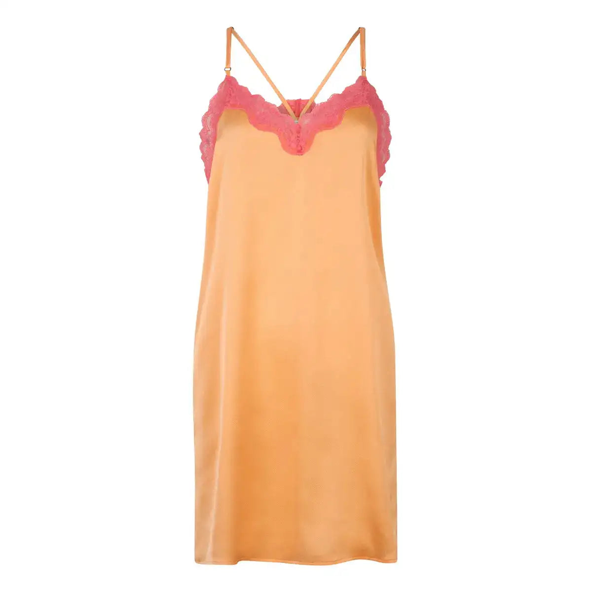 Melon Short slip dress