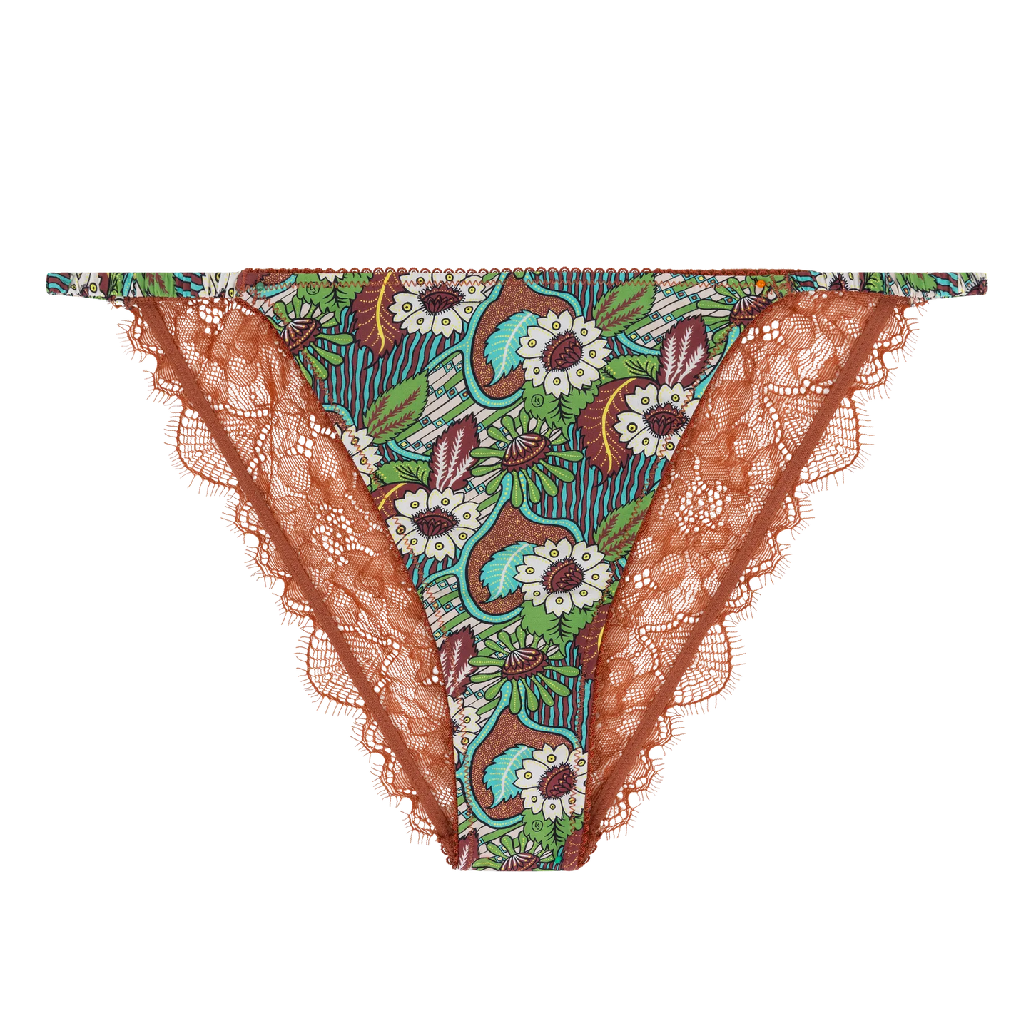 Wild Rose Floral Print Briefs