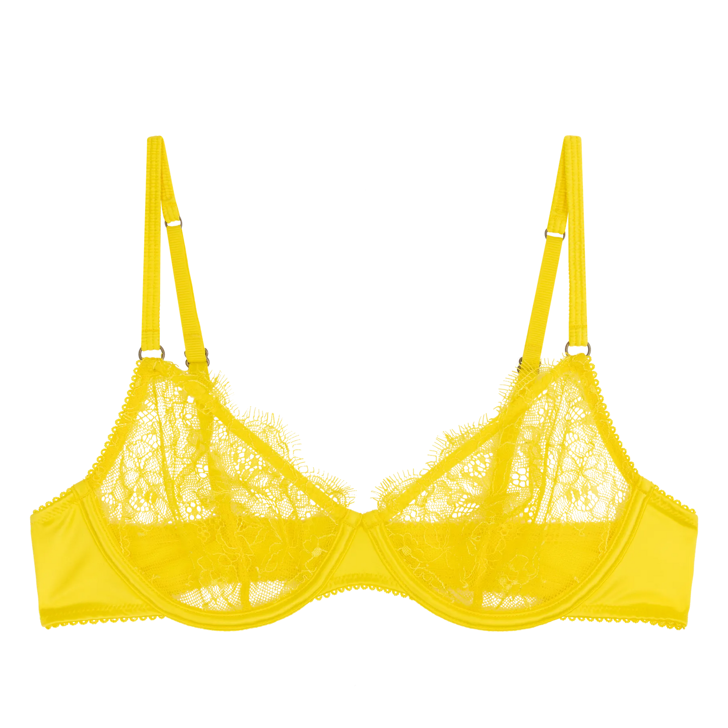 Romeo Delicate Wired Yellow Bra