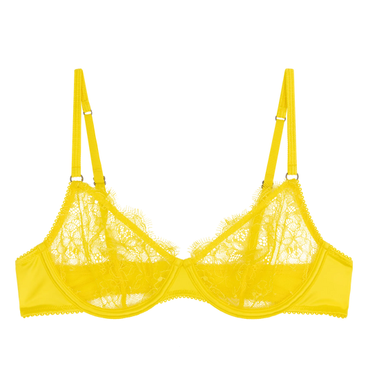 Romeo Delicate Wired Yellow Bra