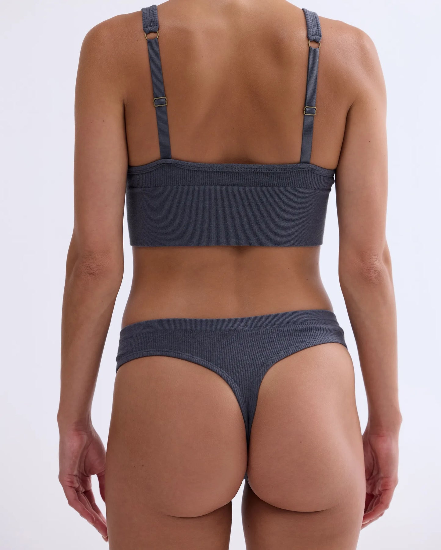 Grey Stylish Sporty Bralette