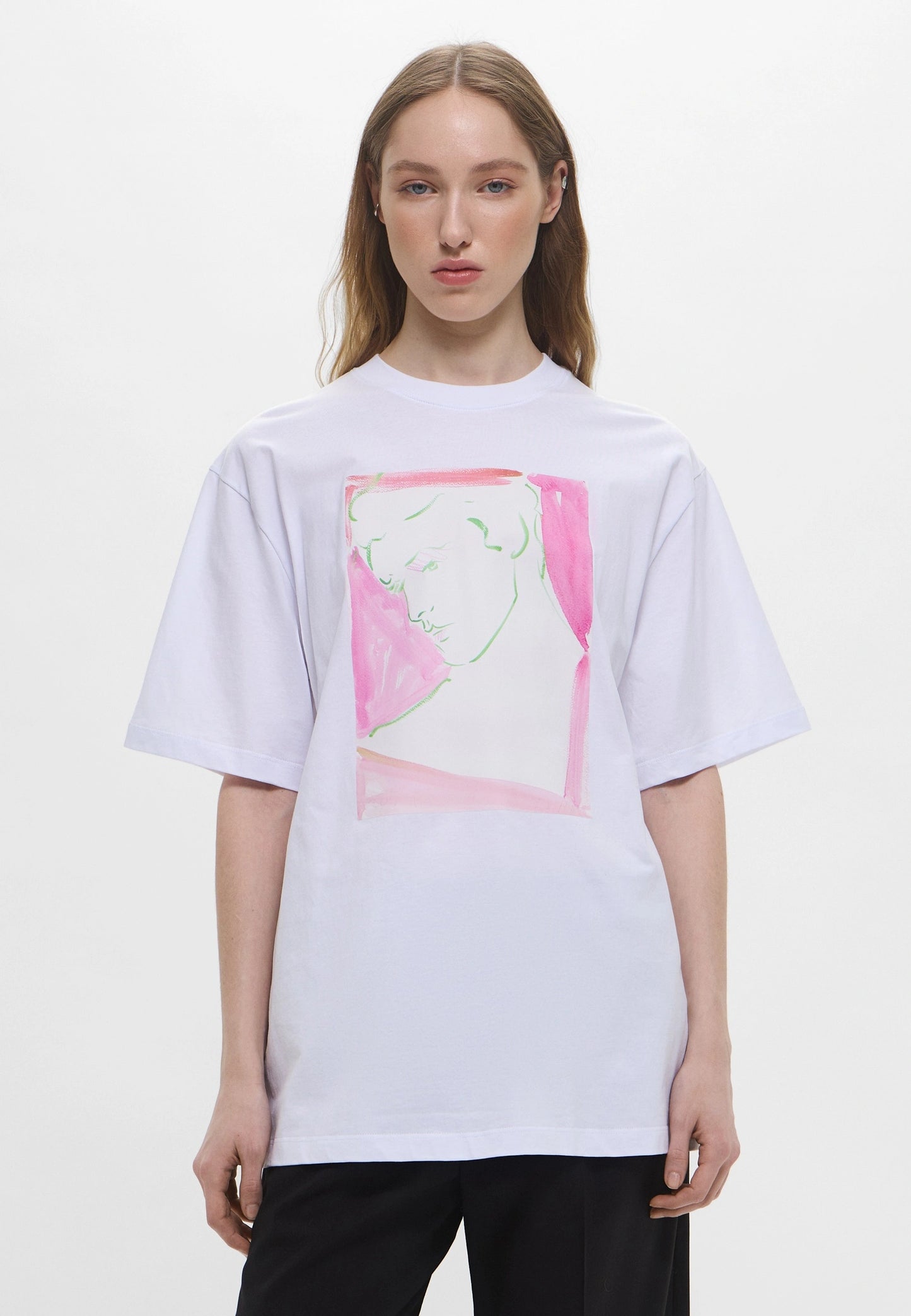 White Jersey T-Shirt