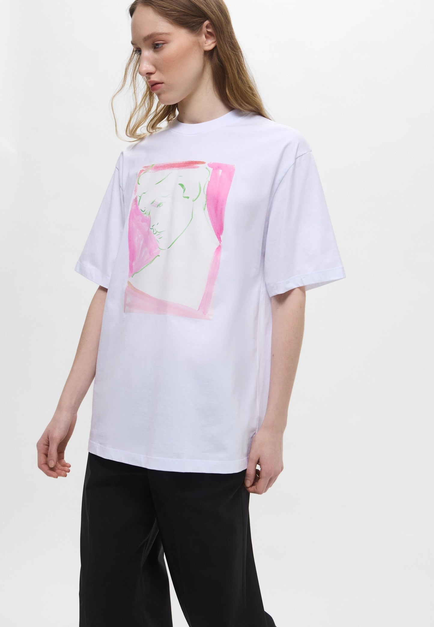 White Jersey T-Shirt