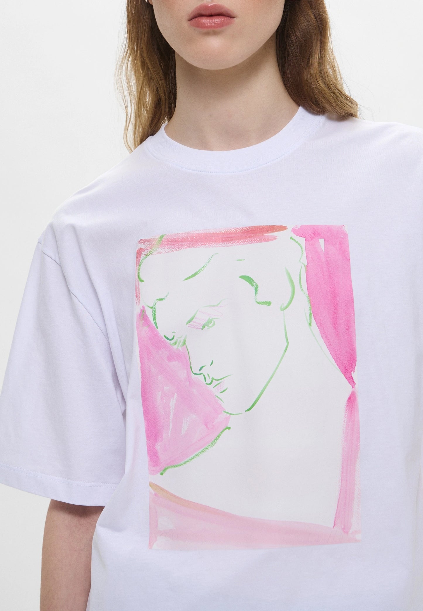 White Jersey T-Shirt