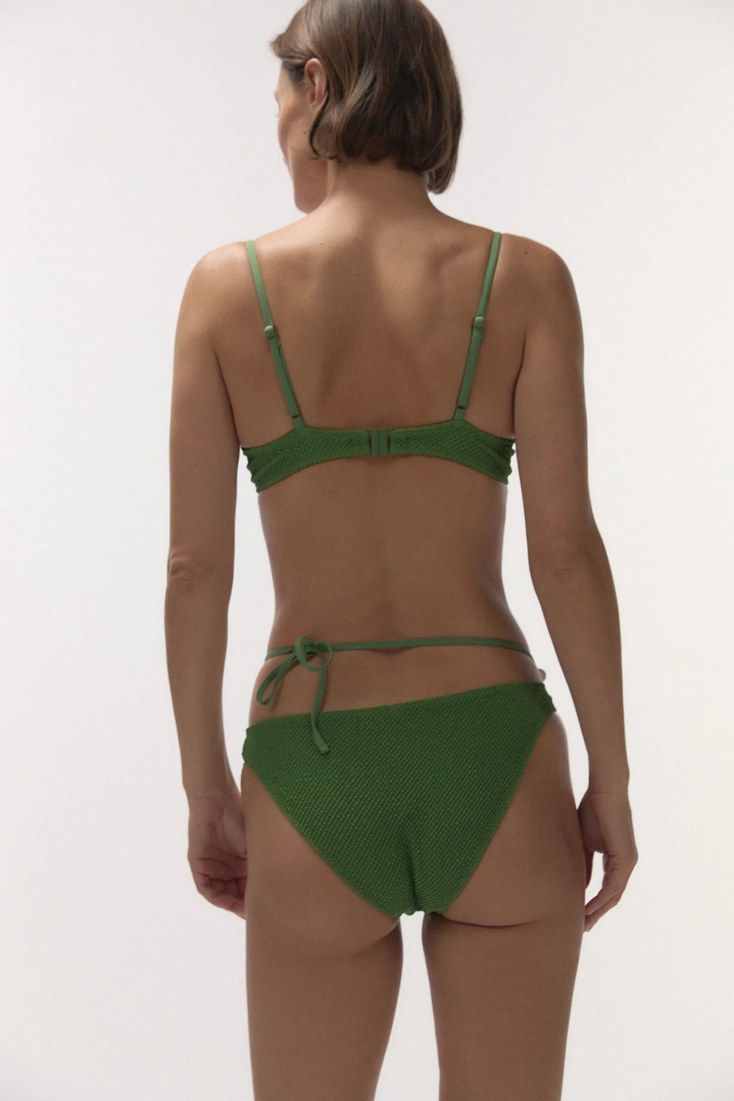 Romeo Green Two-Piece Swim