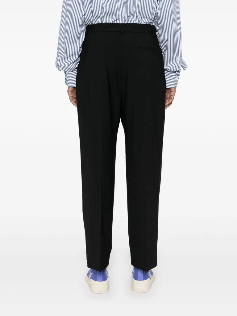 Black Cropped Trousers