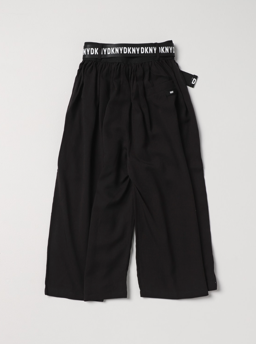 Black Viscose Cropped Trousers