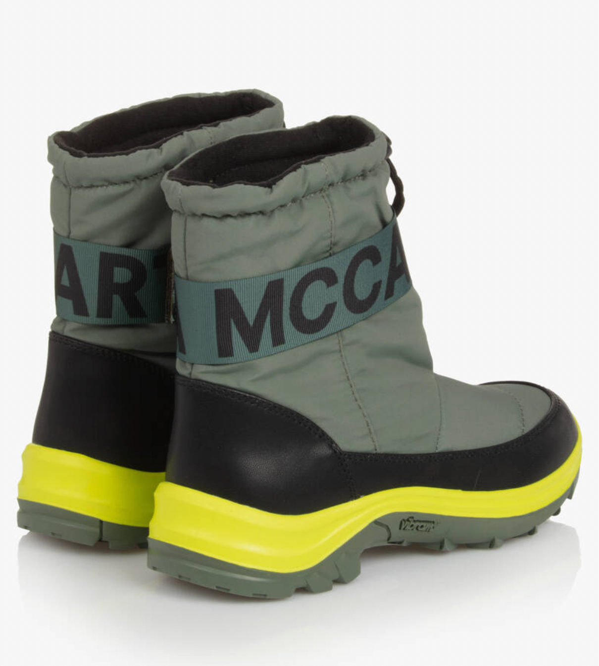 Khaki Vibram Snow Boots