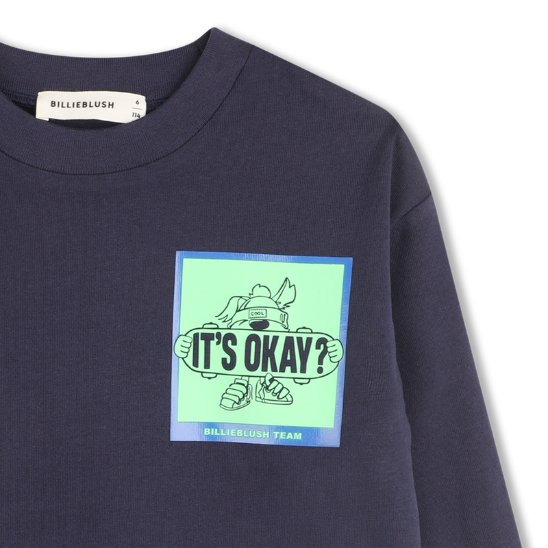 Dark Blue Long Sleeve T-Shirt
