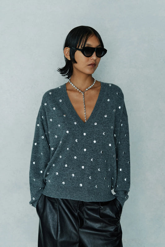 Grey Cashmere Sweater
