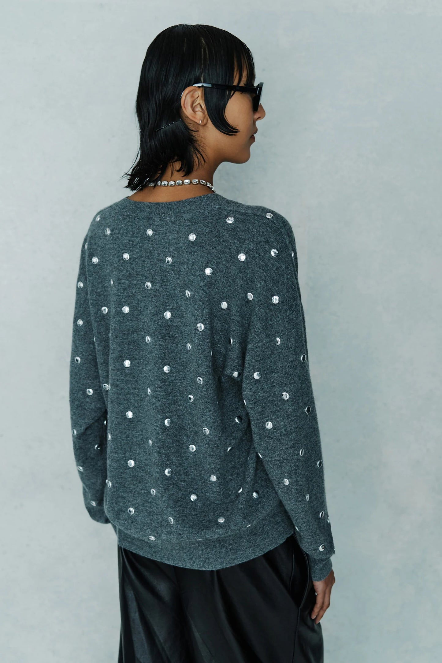 Grey Cashmere Sweater