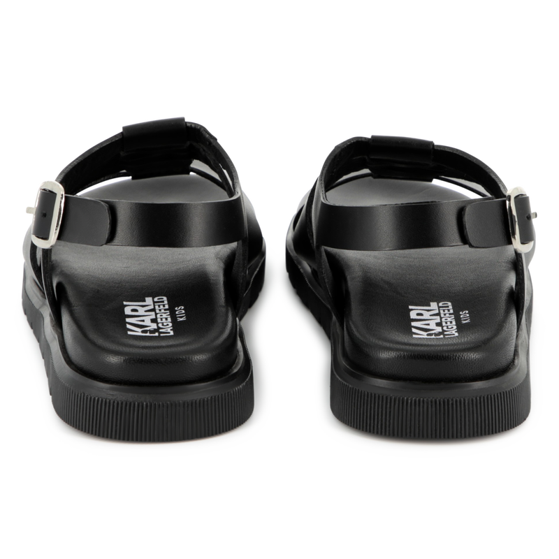 Buckled Leather Sandals