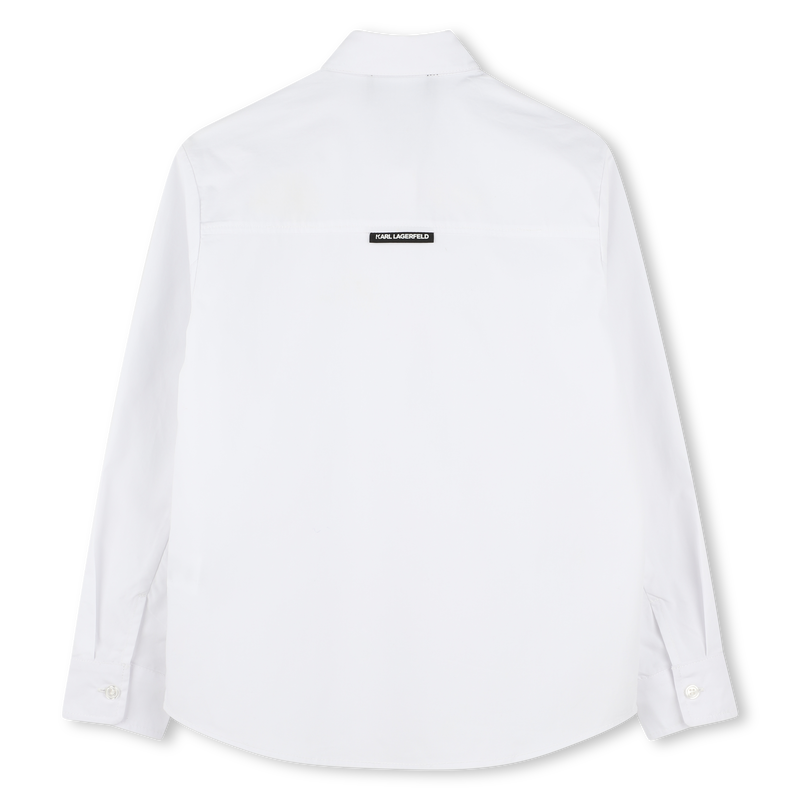 Long-Sleeved White Shirt