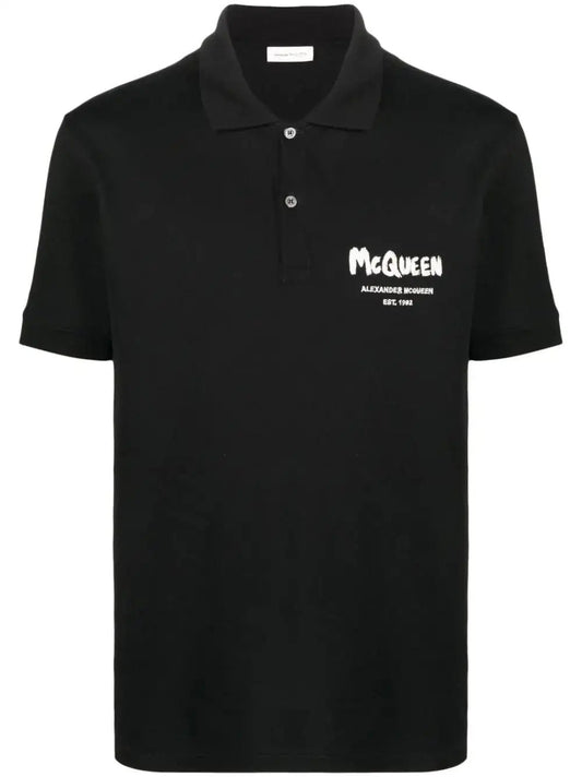ALEXANDER MCQUEEN - Тениски - Graffiti - Logo Polo T-Shirt - Love|Labels