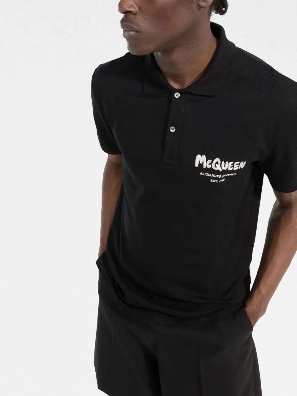 ALEXANDER MCQUEEN - Тениски - Graffiti - Logo Polo T-Shirt - Love|Labels