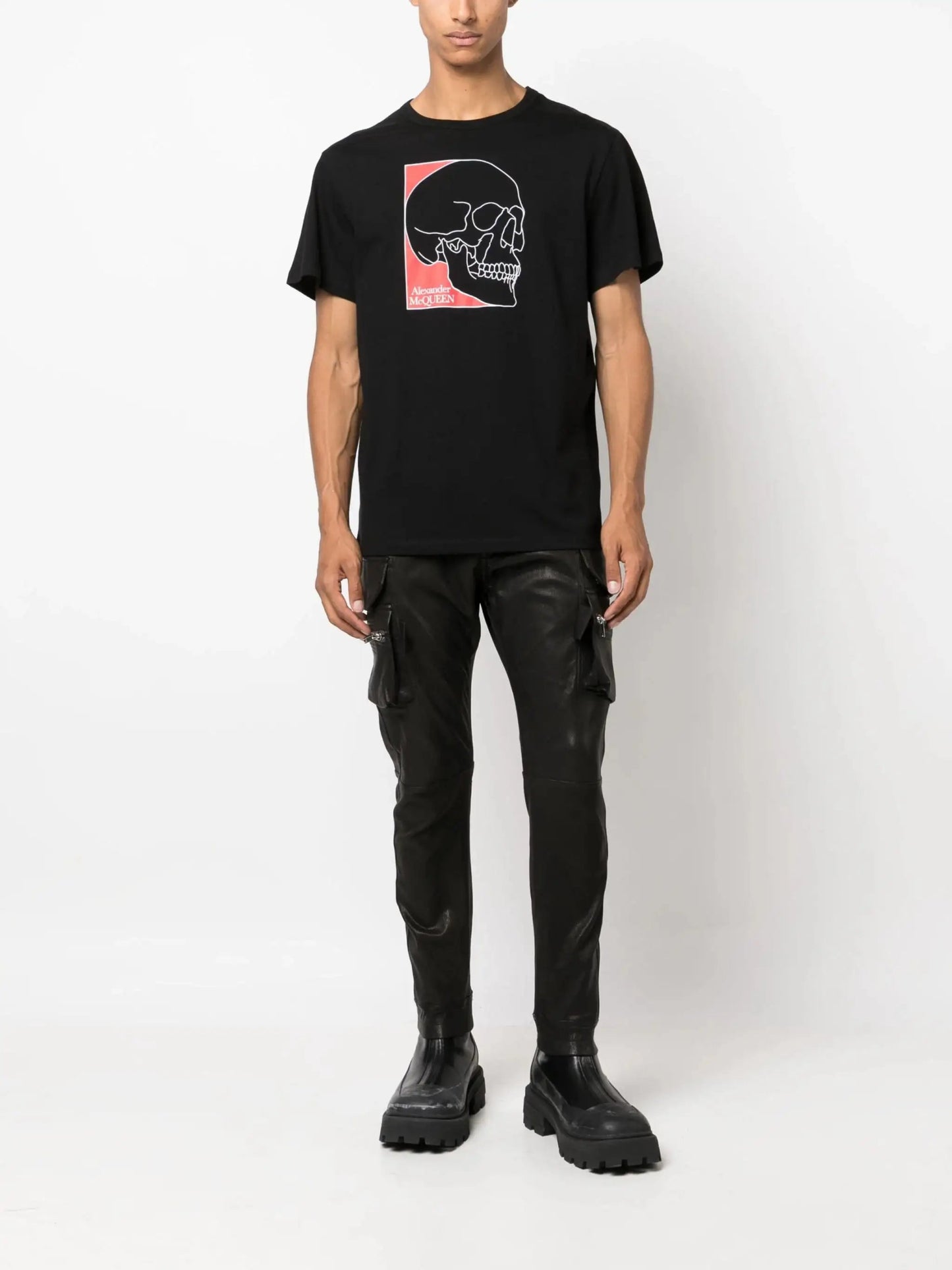 ALEXANDER MCQUEEN - Тениски - Skull - Print Cotton T-shirt - Love|Labels