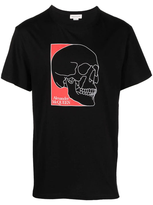 ALEXANDER MCQUEEN - Тениски - Skull - Print Cotton T-shirt - Love|Labels