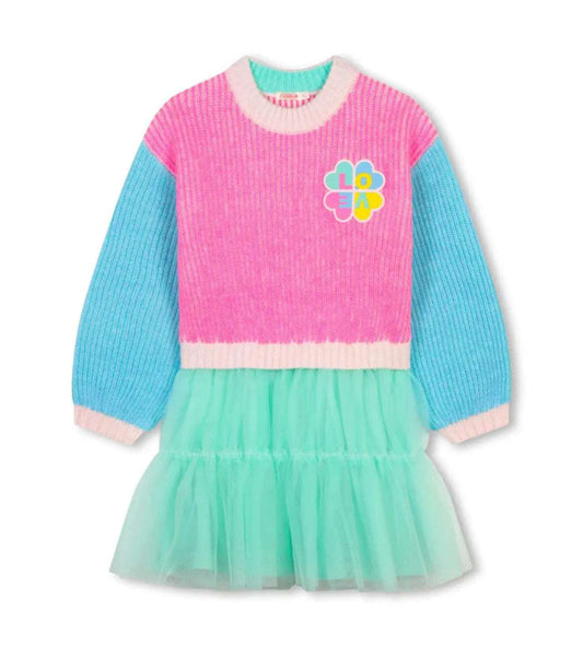 Billieblush - Рокли - Multicolor Love Graphics Dress - Love|Labels