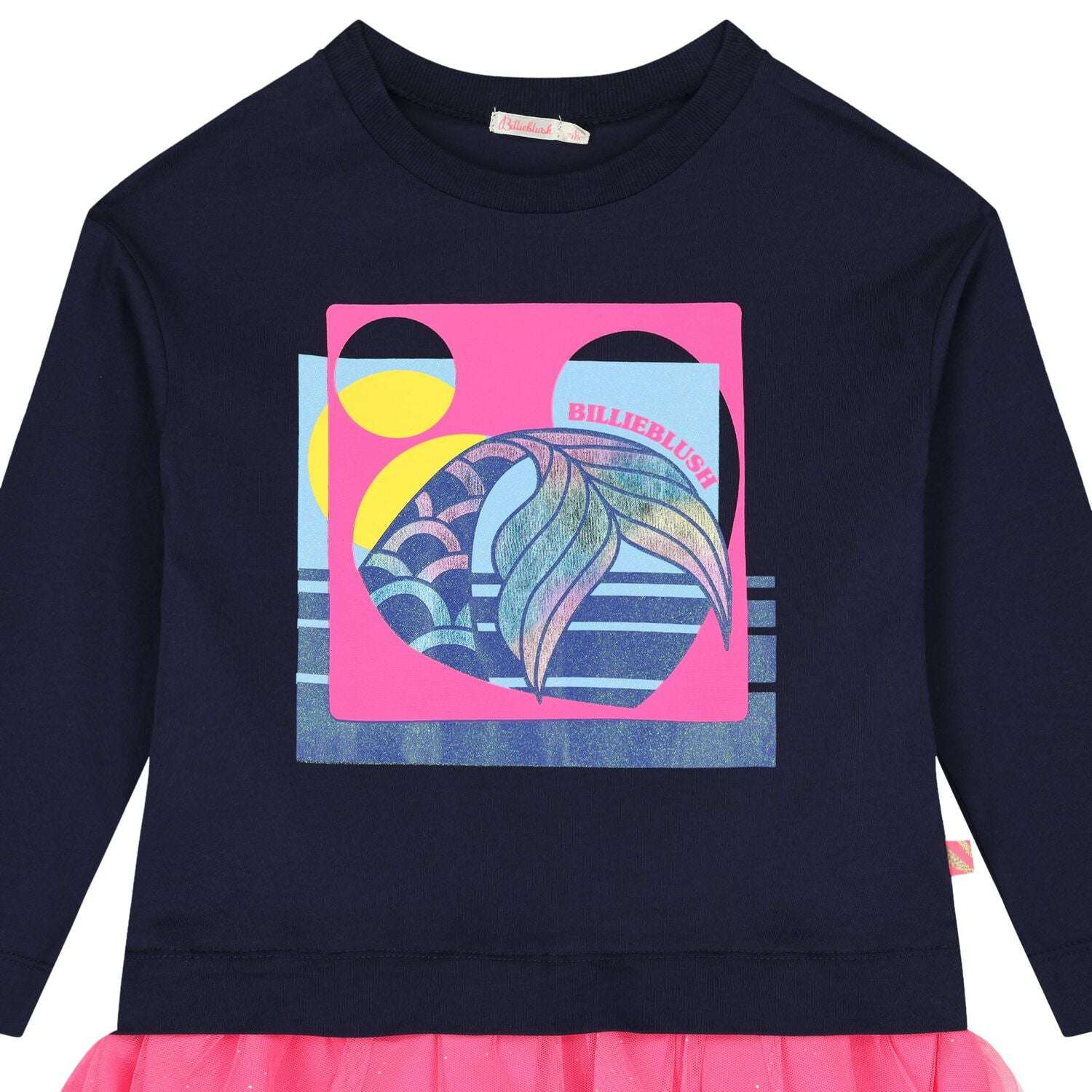 Billieblush - Рокли - Navy Blue & Pink Tulle Dress - Love|Labels