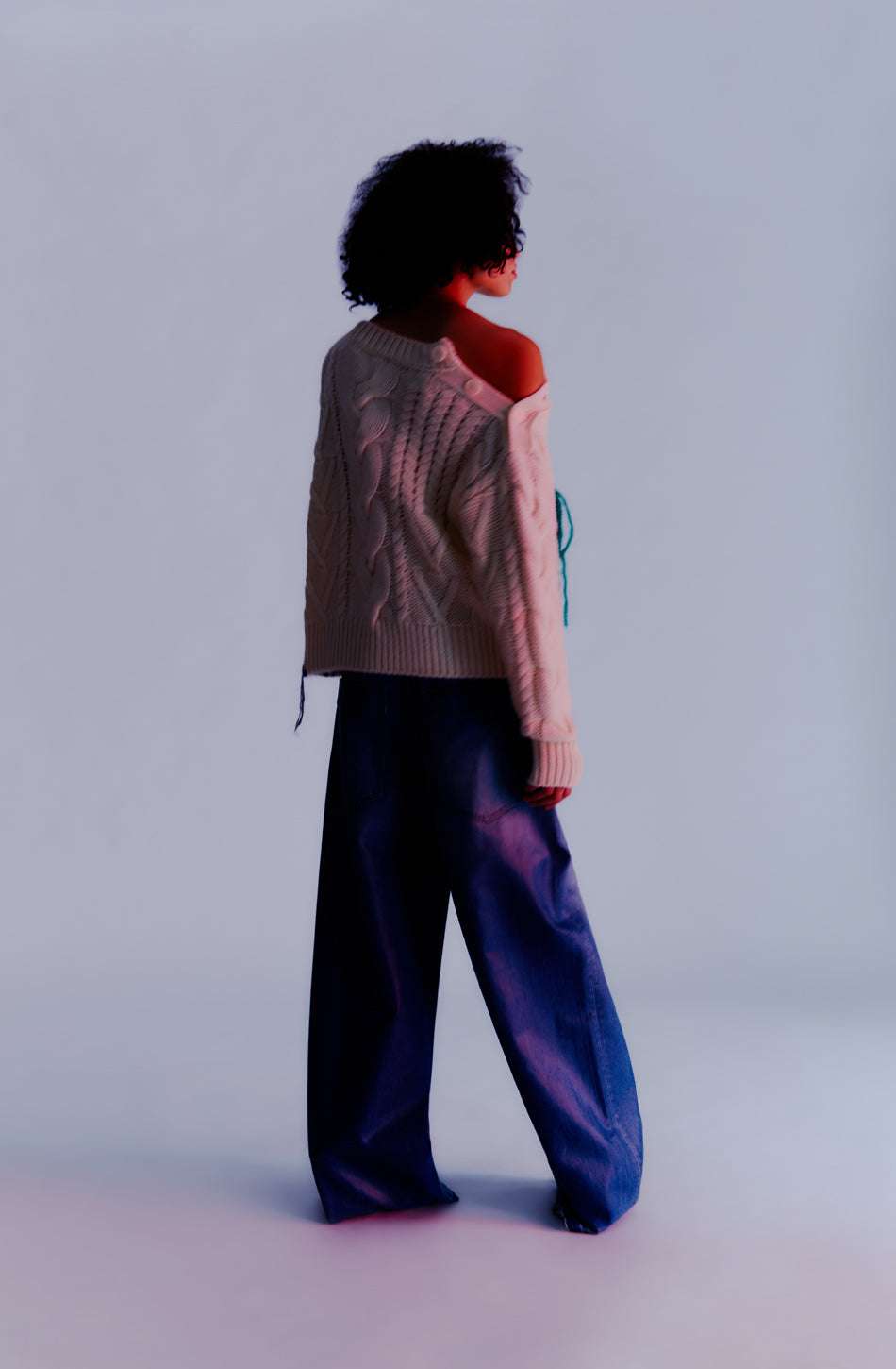 CIRCUS HOTEL - Плетиво - Braided Sweater with Embroidery - Love|Labels
