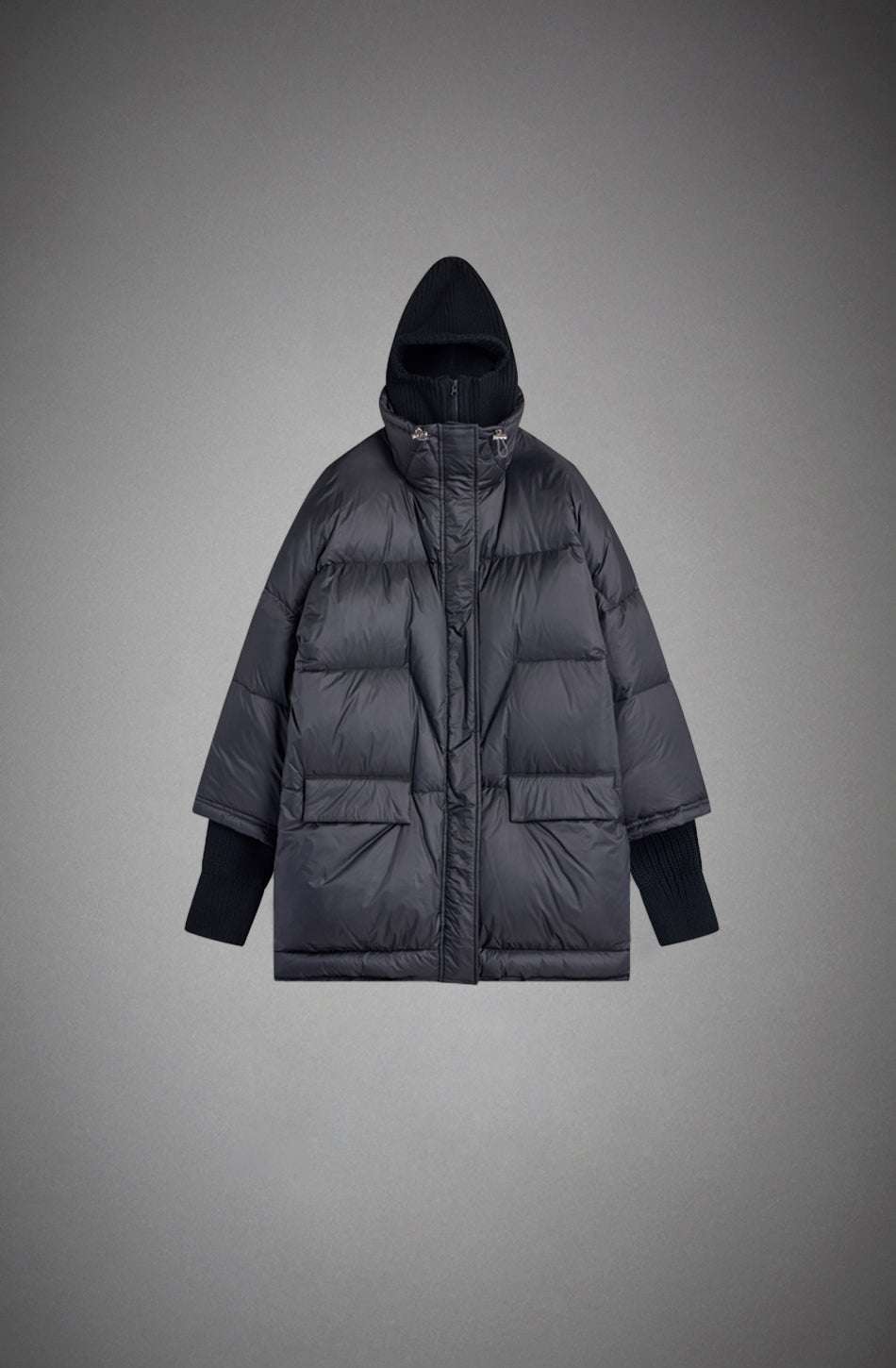 CIRCUS HOTEL - Якета - Down Jacket With Balaclava - Love|Labels