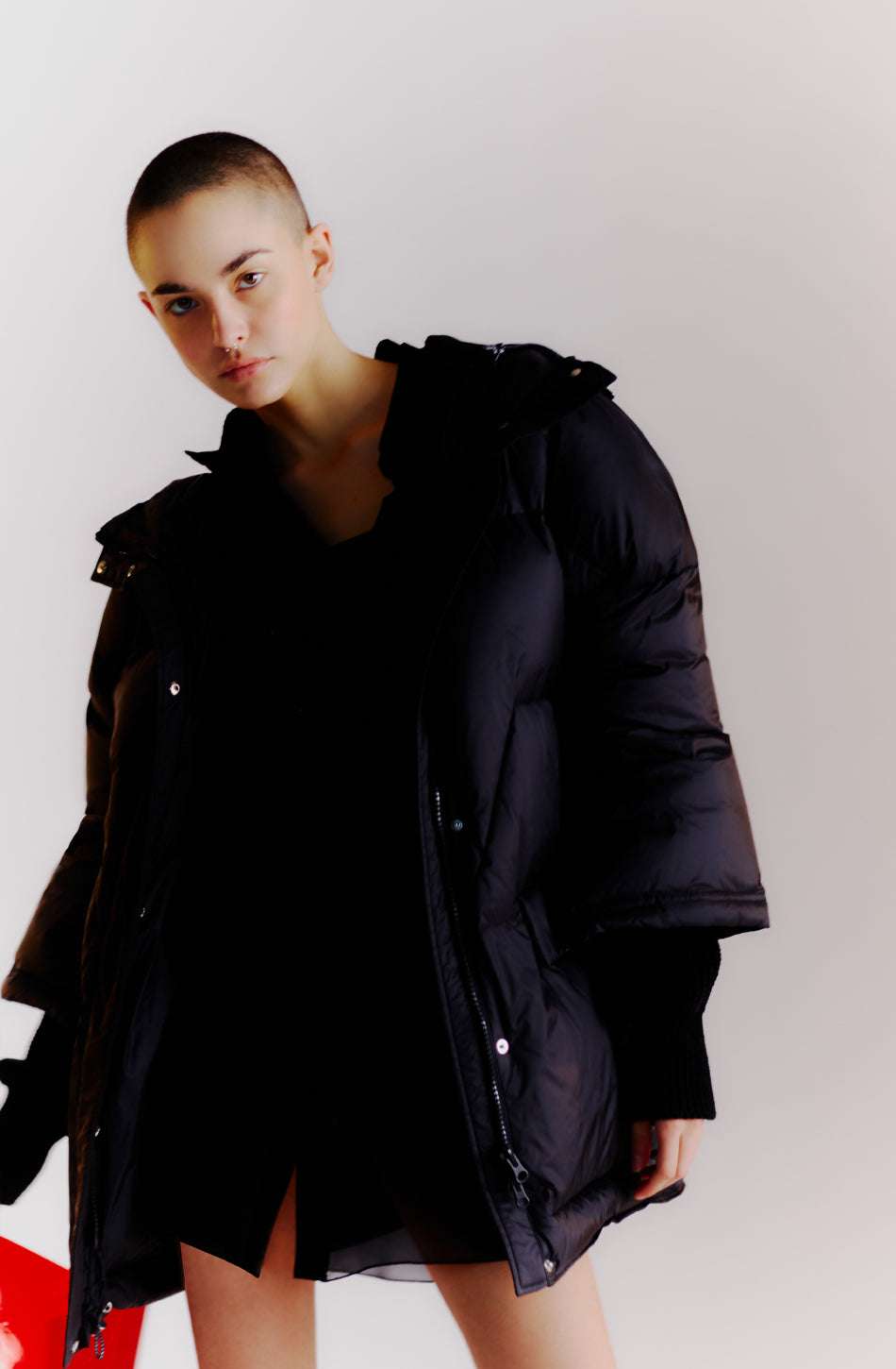 CIRCUS HOTEL - Якета - Down Jacket With Balaclava - Love|Labels