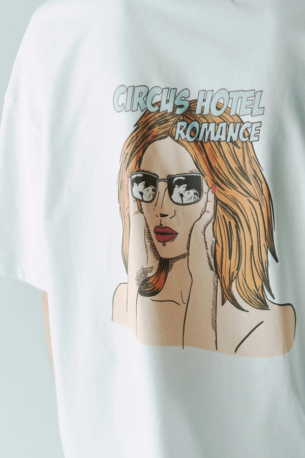 CIRCUS HOTEL - Тениски - Graphic Print Oversize T-Shirt - Love|Labels