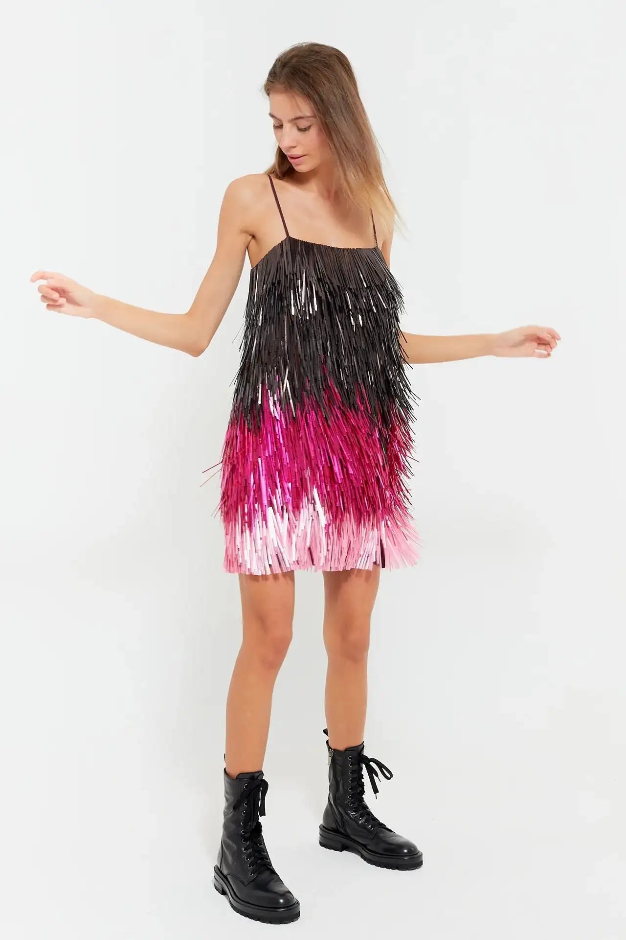 CIRCUS HOTEL - Рокли - Sequin Multicolor Dress - Love|Labels