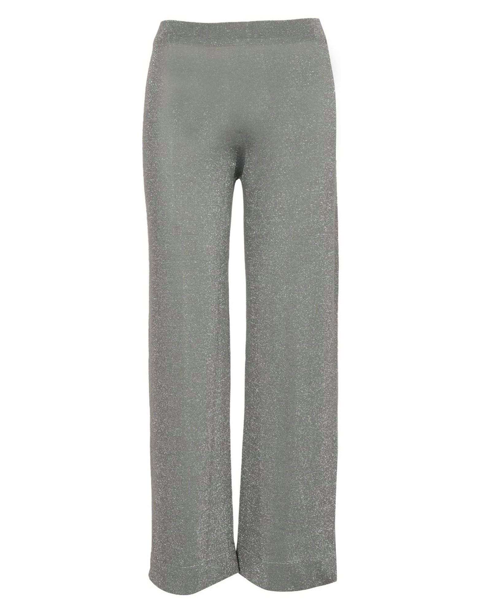 CIRCUS HOTEL - Панталони - Silver Lurex Trousers - Love|Labels