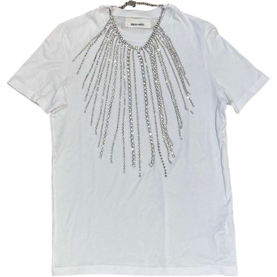 CIRCUS HOTEL - Тениски - White Necklace T-shirt - Love|Labels