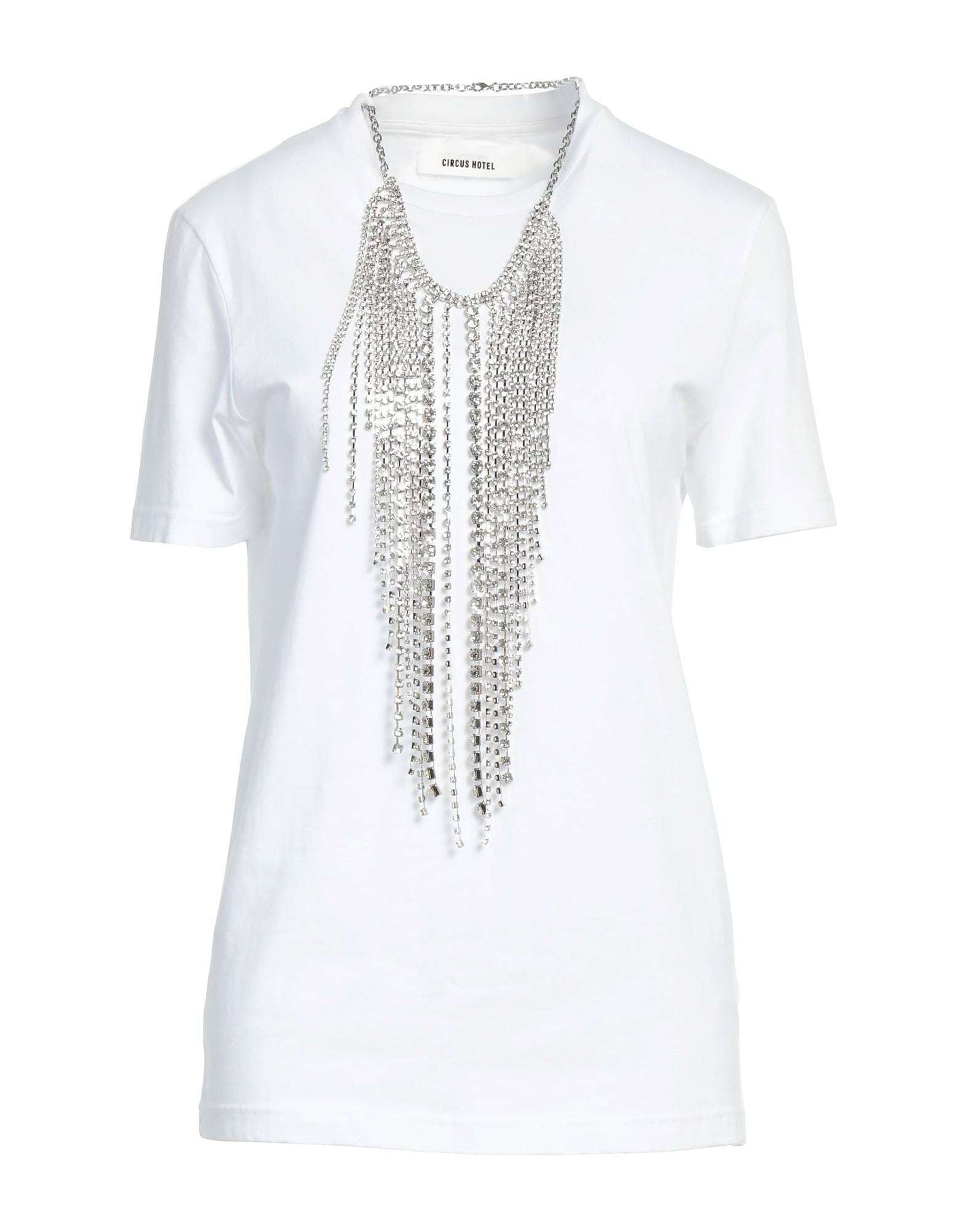 CIRCUS HOTEL - Тениски - White Necklace T-shirt - Love|Labels