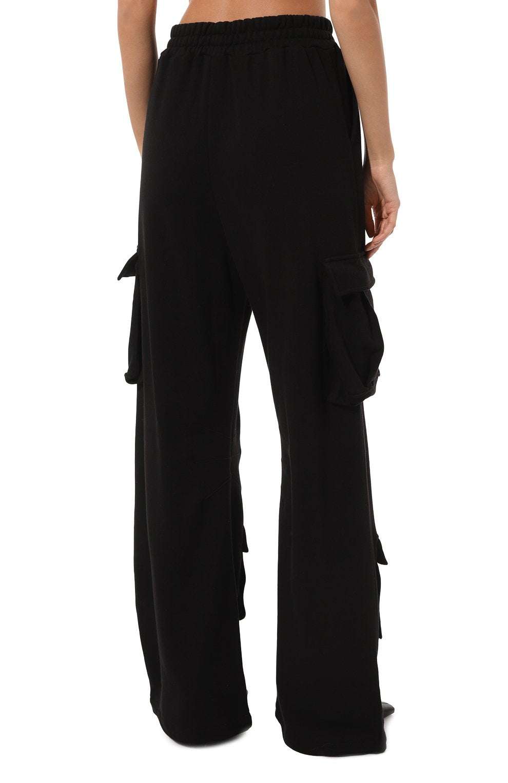 Black Cargo Joggers