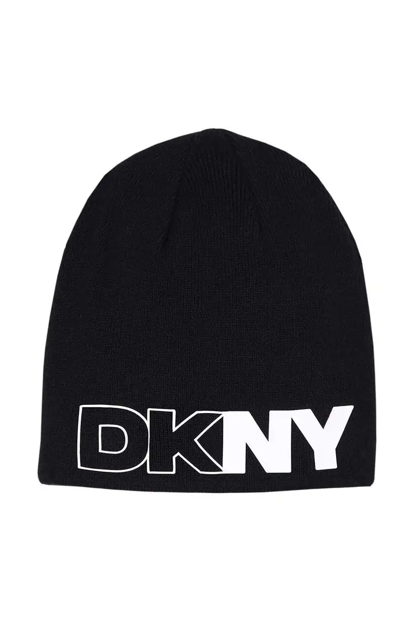 DKNY - Аксесоари - Шапки - Black Beanie - Love|Labels