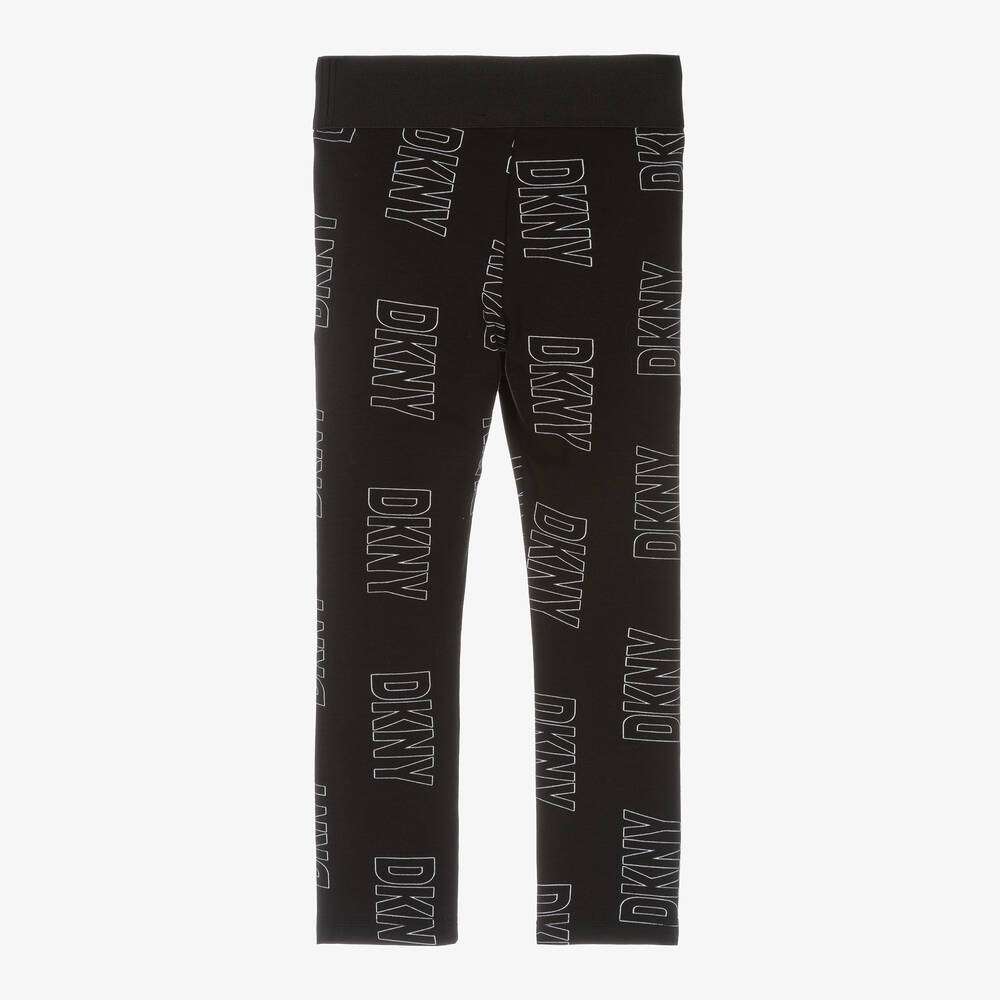 DKNY - Клинове - Black Cotton Jersey Leggings - Love|Labels