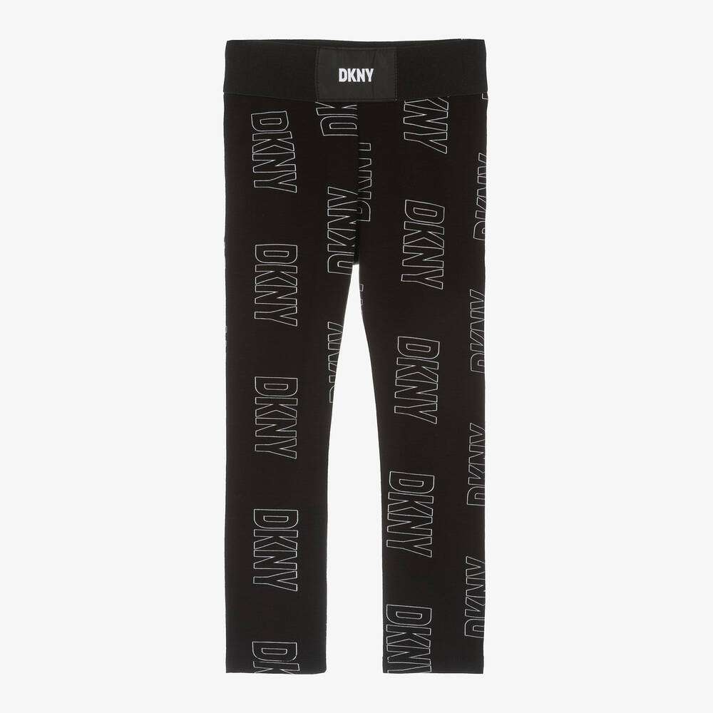 DKNY - Клинове - Black Cotton Jersey Leggings - Love|Labels