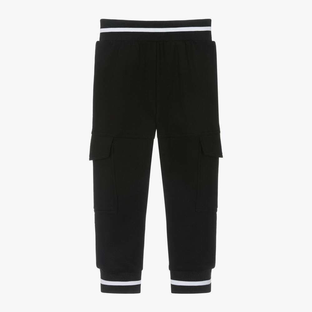 DKNY - Панталони - Black Cotton Joggers - Love|Labels