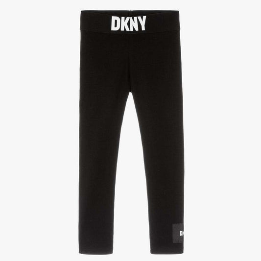 DKNY - Клинове - Black Cotton Leggings - Love|Labels