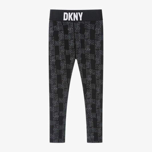 DKNY - Клинове - Black Cotton Leggings - Love|Labels