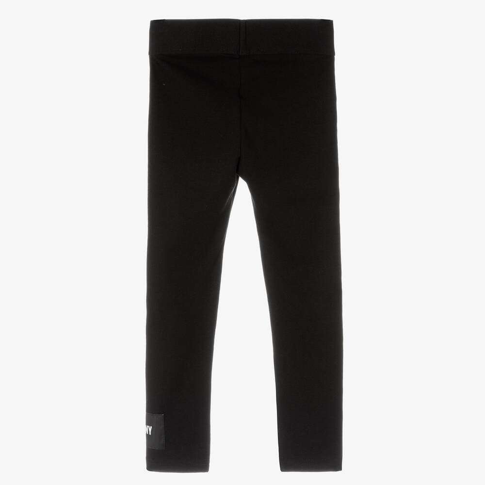 DKNY - Клинове - Black Cotton Leggings - Love|Labels