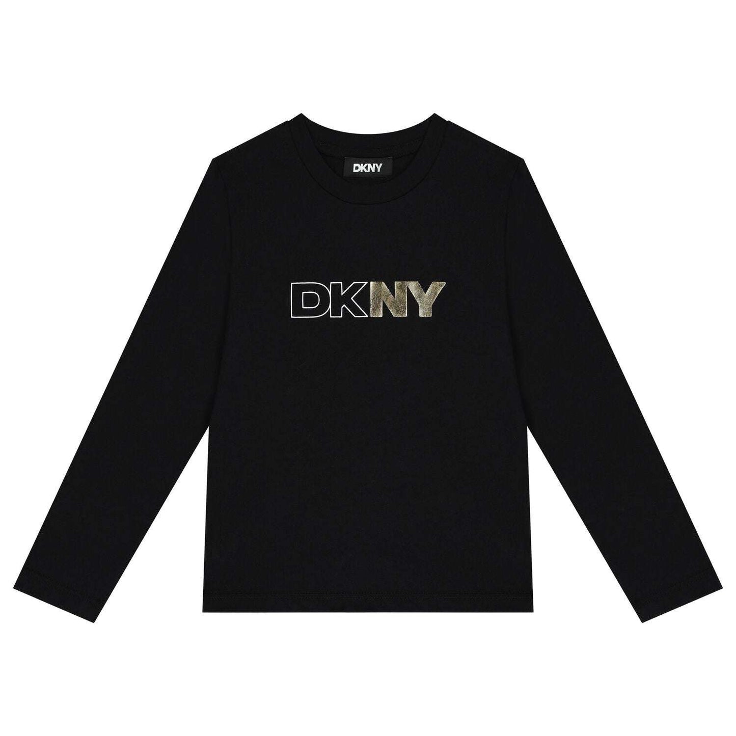 DKNY - Блузи - Black Logo Long Sleeve Top - Love|Labels