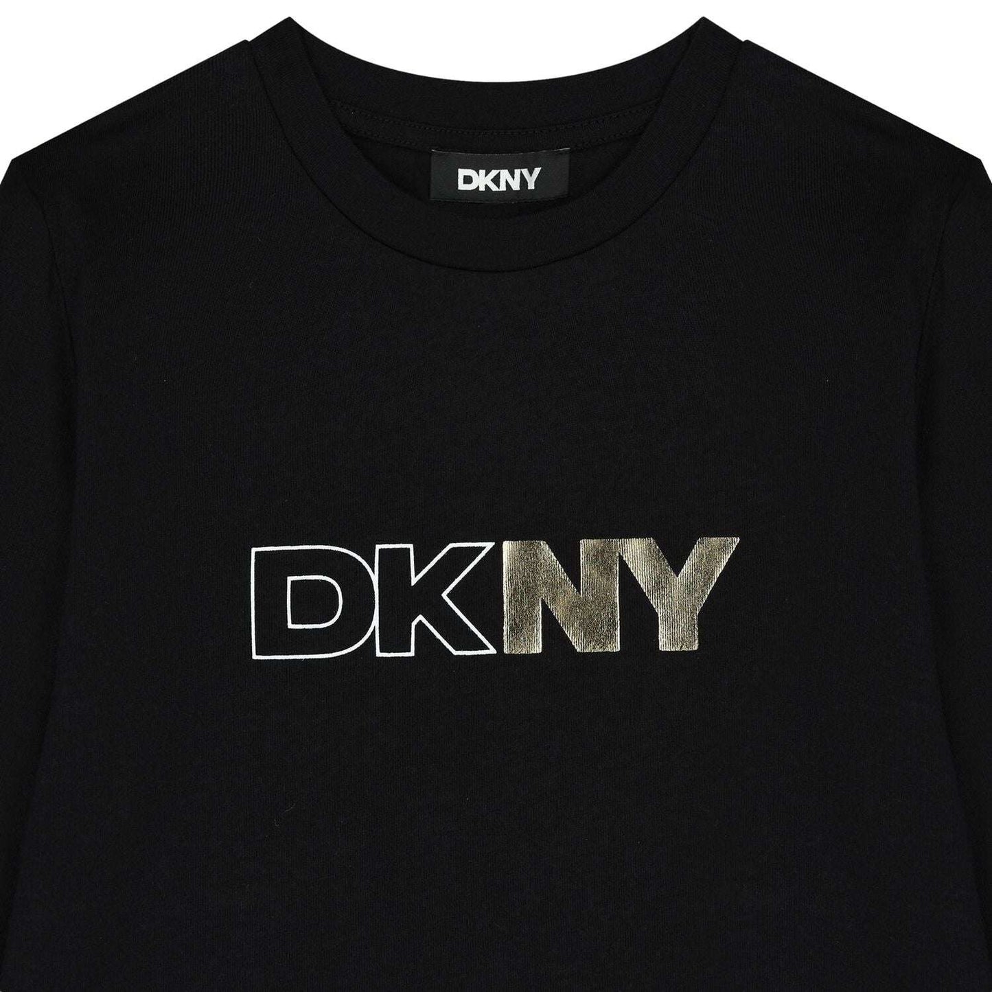 DKNY - Блузи - Black Logo Long Sleeve Top - Love|Labels