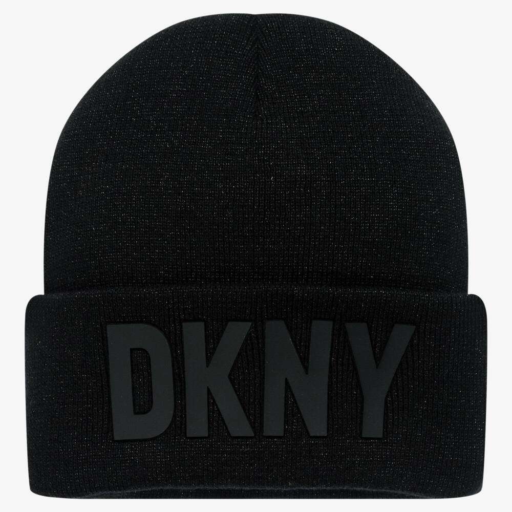 DKNY - Аксесоари - Шапки - Black Sparkly Beanie Hat - Love|Labels