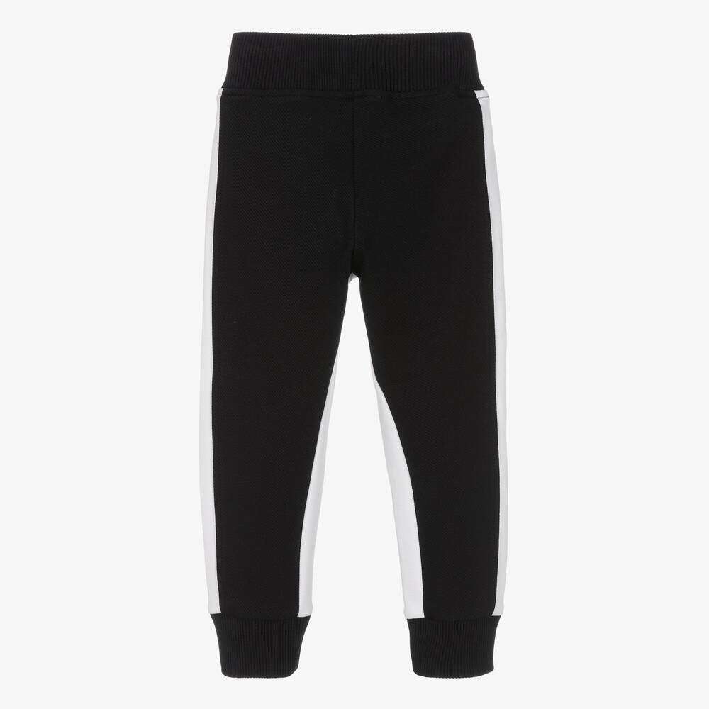 DKNY - Панталони - Black & White Cotton Joggers - Love|Labels
