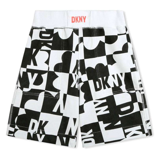 DKNY - Шорти - Black & White Cotton Shorts - Love|Labels