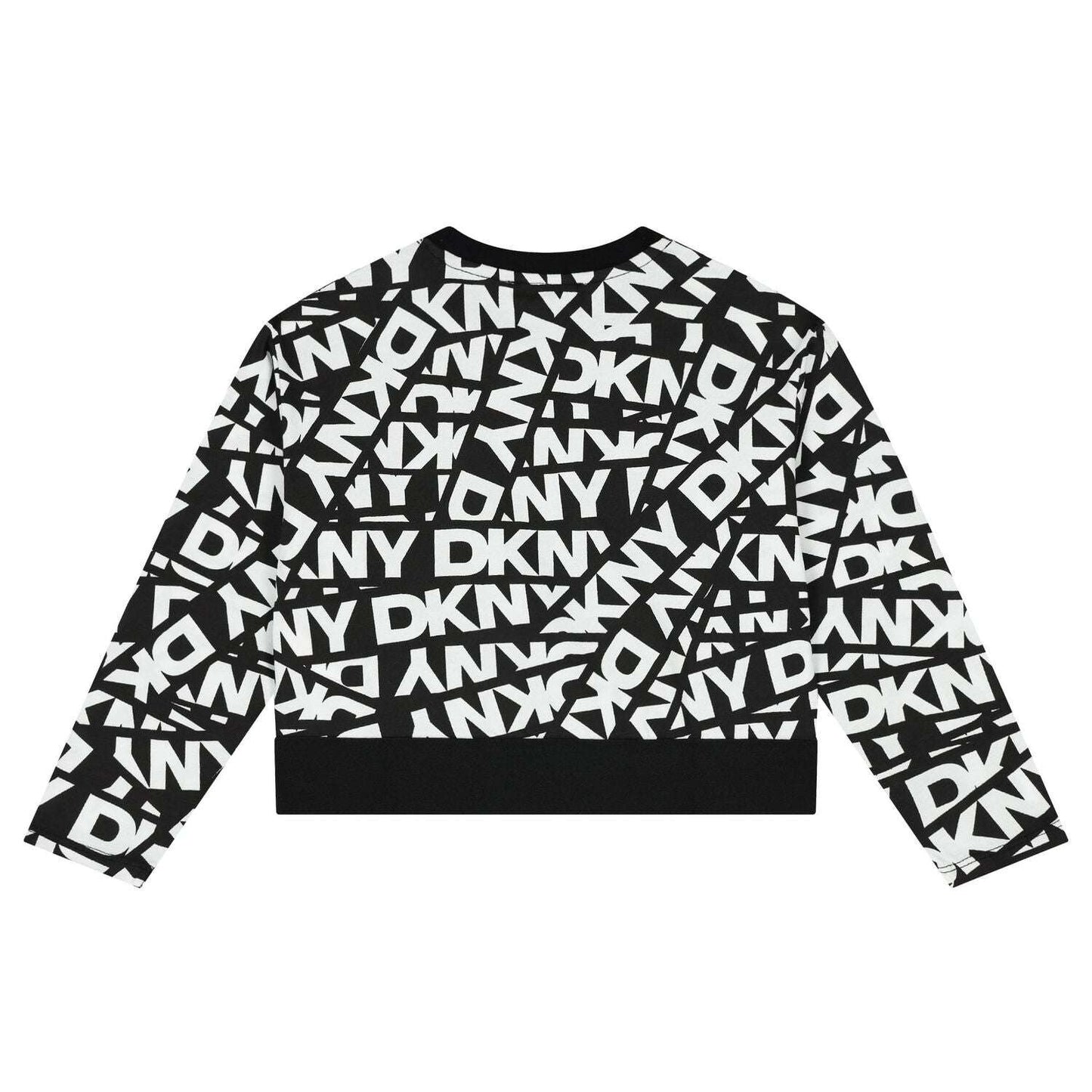 DKNY - Блузи - Black & White Long Sleeve Top - Love|Labels