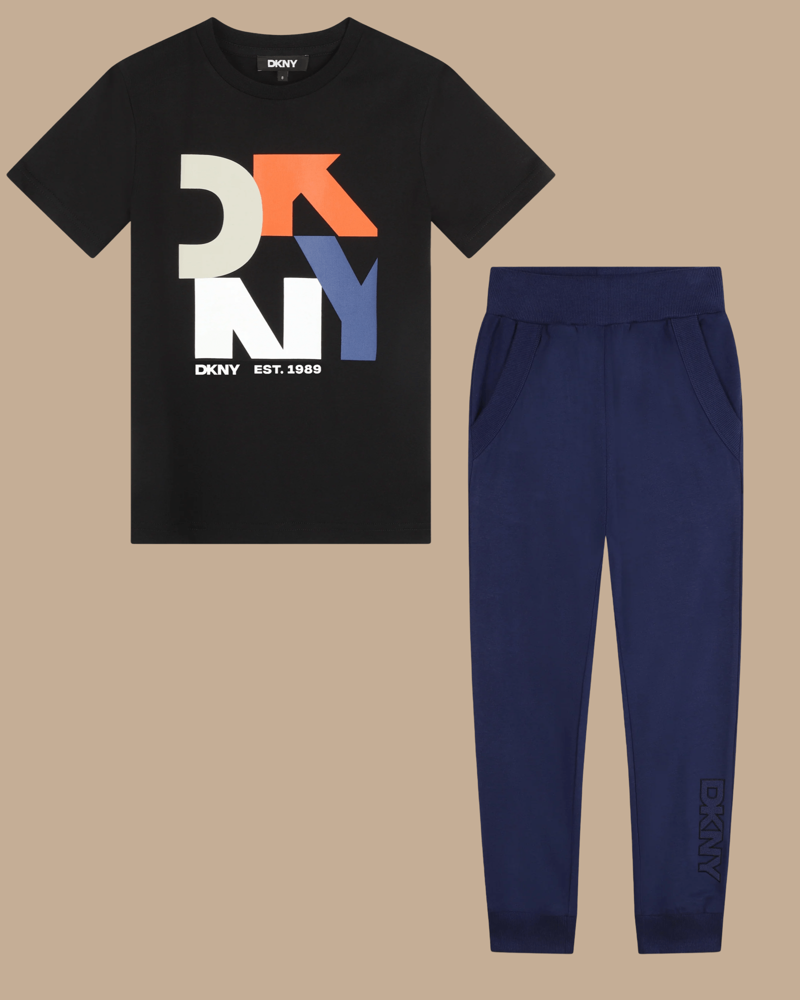 DKNY - Панталони - Blue Jogging Bottoms - Love|Labels