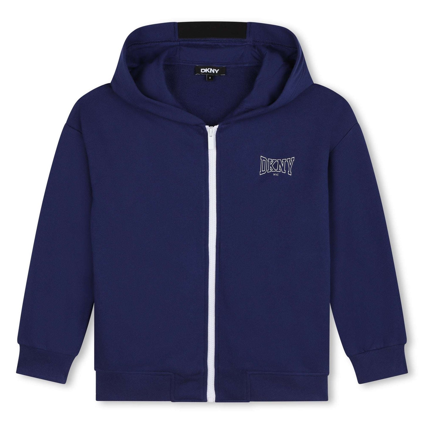 DKNY - Блузи - Blue Zip - Up Hooded Sweatshirt - Love|Labels