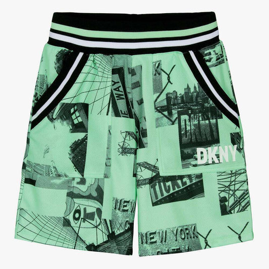 DKNY - Шорти - Boys Green Mesh Shorts - Love|Labels