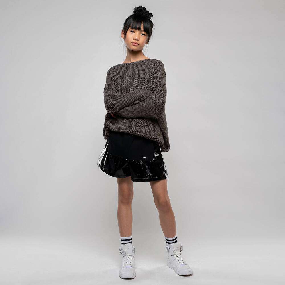DKNY - Блузи - Grey Knitted Sweater - Love|Labels