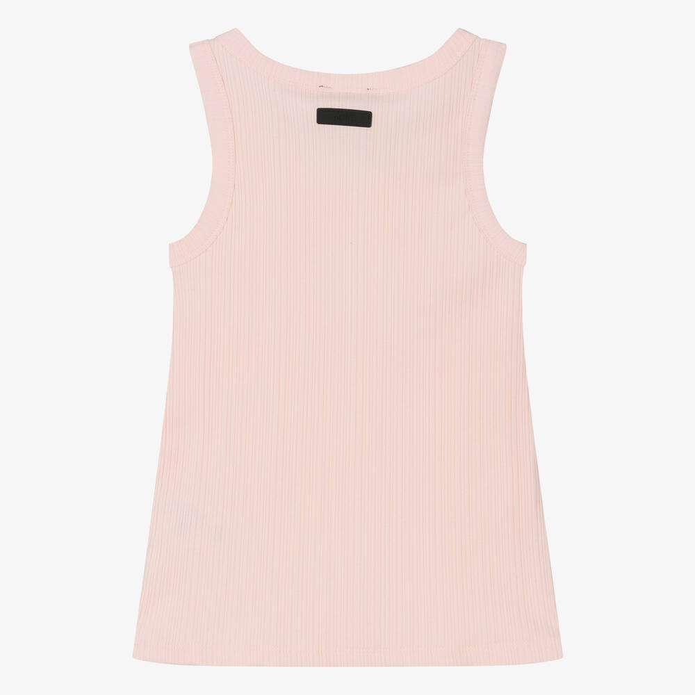 DKNY - Потници - Pink Ribbed Cotton Top - Love|Labels
